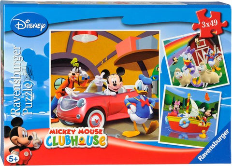 Mickey Mouse Clubhouse Puzzel (3 x 49 st)