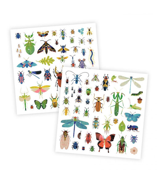 Metallic stickers . Microkosmos