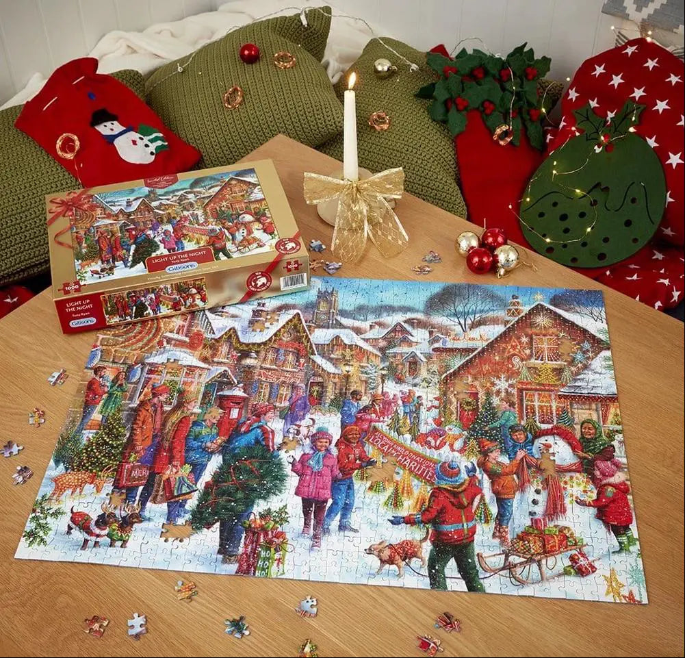Gibsons puzzel night up the light