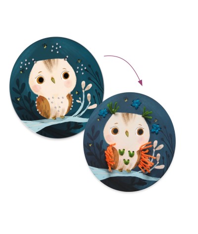 Stap voor stap rijgen met wol