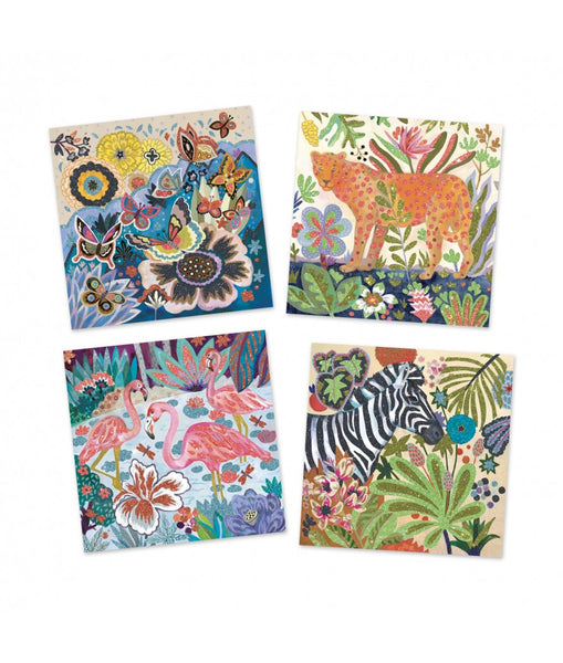 Prenten om met glitters op te smukken - Tropicana