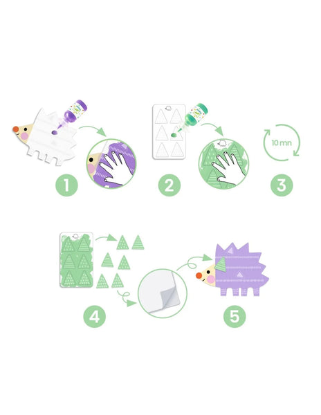 Magische vingerverf - Kleine vormen