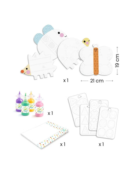 Magische vingerverf - Kleine vormen