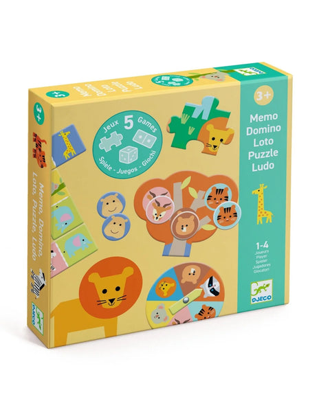 Wild animals - 5 games