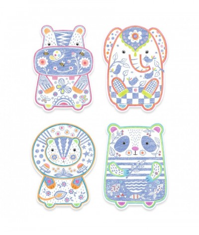 Verborgen kleurplaten - Wilde dieren