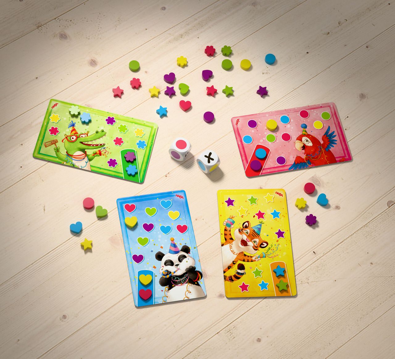 HABA Hoera! Het Regent Confetti Kaartspel
