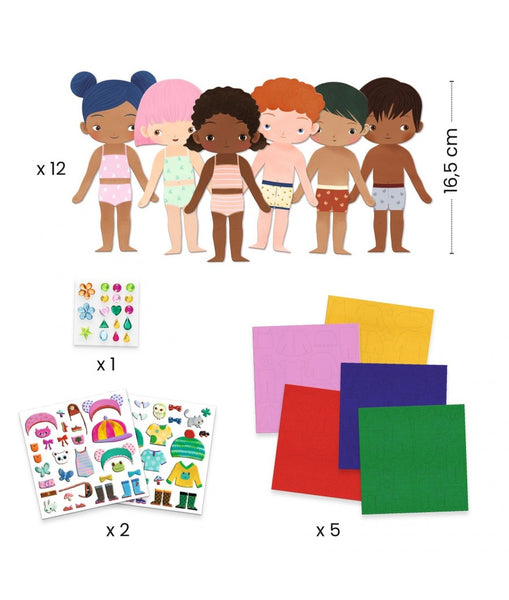 Vilt - Personages om aan te kleden. Zacht in de kleren steken