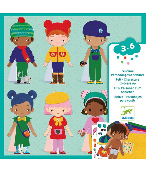 Vilt - Personages om aan te kleden. Zacht in de kleren steken