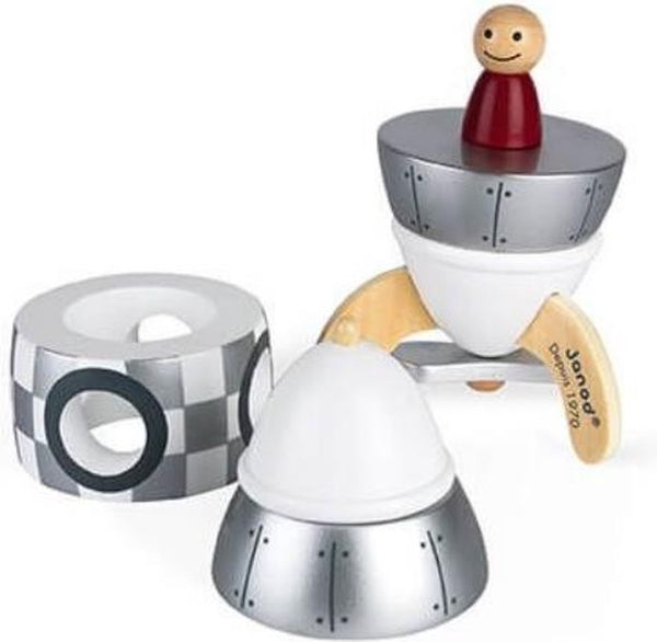 Magneetset Raket zilver - Janod