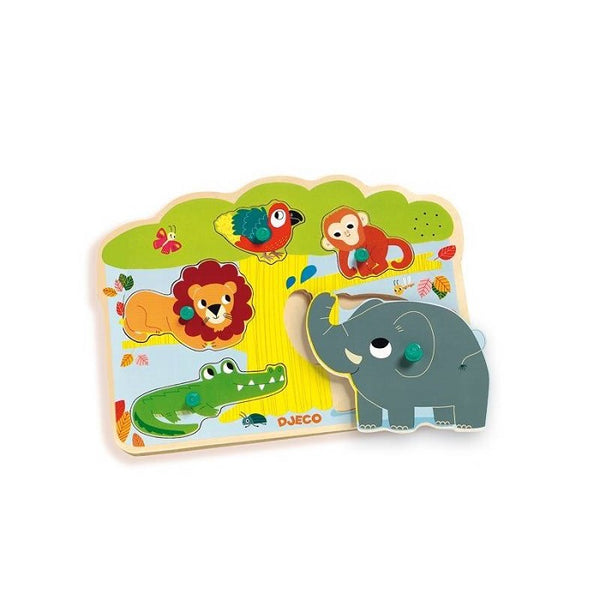 Djeco Geluiden Puzzel Baobab