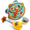 Djeco Animambo Set - Tamboerijn, Maracas en Castagnetten