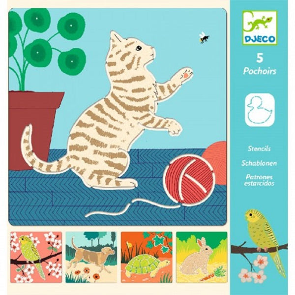 Djeco Sjablonen  Dierenvriendjes