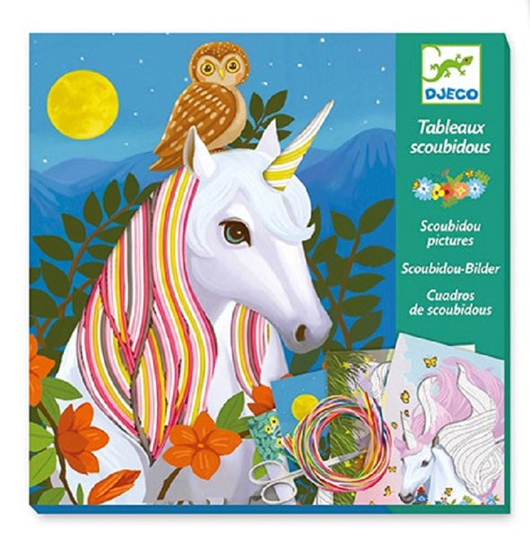 Djeco Scoubidou- schilderijen. Magische manen