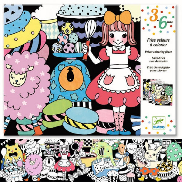 Fluwelen kleurplaten. Sweet parade