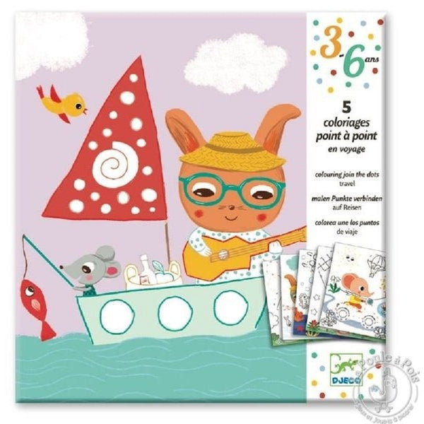 Djeco Verbind de stippen - Op reis