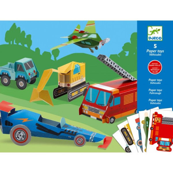 Djeco Paper Toys - Machines
