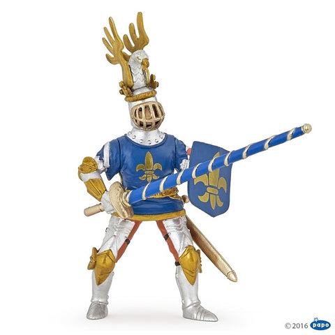 Papo Blue Knight Fleur de Lys