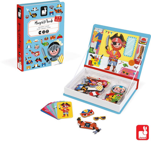 Janod Magnetibook Verkleedfeest jongens
