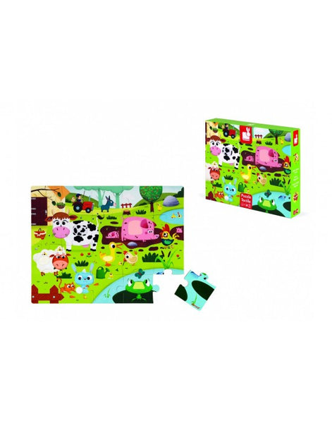 Janod Voelpuzzel - Boerderijdieren