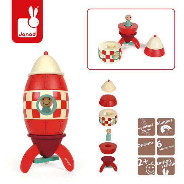 Magneetset - Raket medium