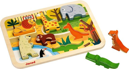 Chunky puzzel - dierentuindieren