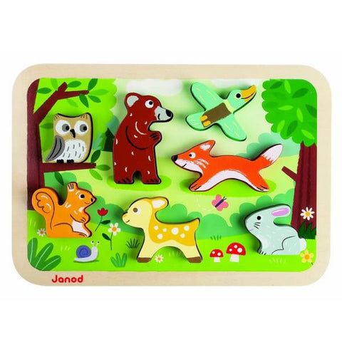 Chunky puzzel bosdieren