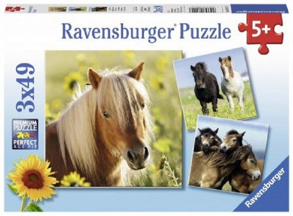 Puzzel Schattige Pony's (3 x 49)