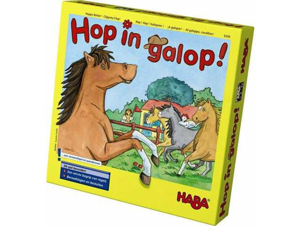 Hop in galop!