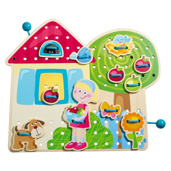 Haba Rijgspel Het Tuinhuisje van Tina