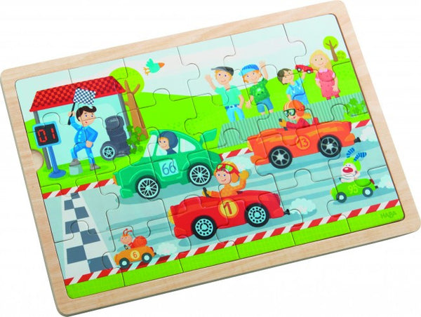 Haba Puzzel Snelle sportwagens