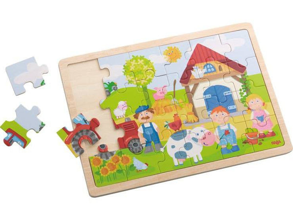 Haba Houten puzzel Antons boerderij