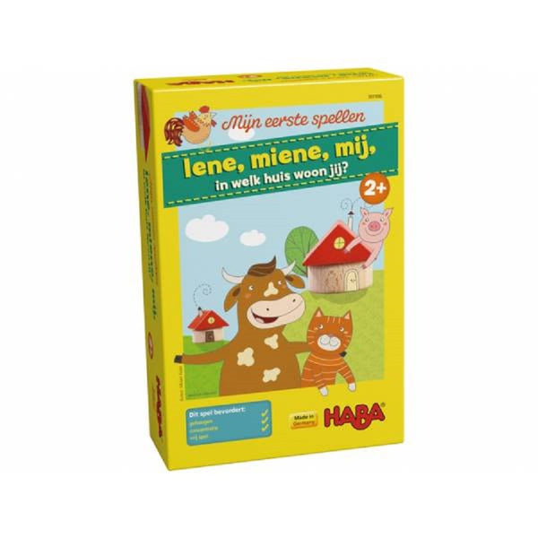 Haba Mijn eerste spellen - Iene, miene, mij, in welk huis woon jij?