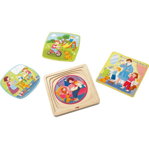 Haba Houten puzzel Mijn dag