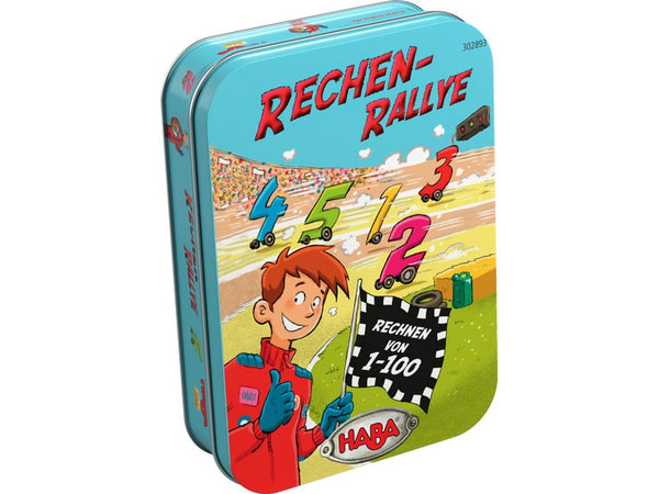 Haba Rekenrally in tinnen  blik