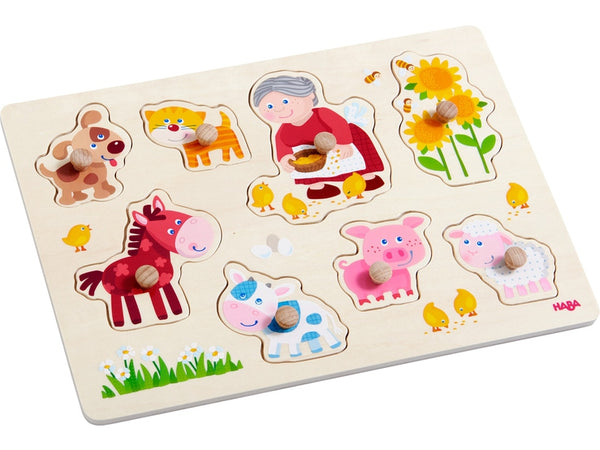 Haba Inlegpuzzel Oma Linda's dieren