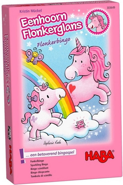 Eenhoorn Flonkerglans - Flonkerbingo