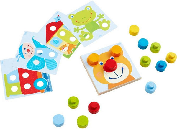 Haba Insteekspel Kakelbonte wereld