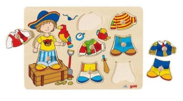 Aankleedpuzzel Piraat