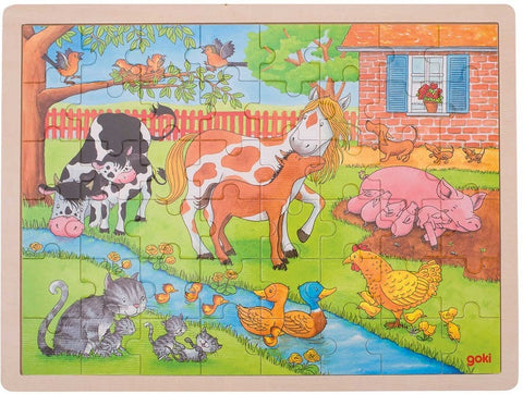 Goki Puzzel Leven op de boerderij (48 st.)