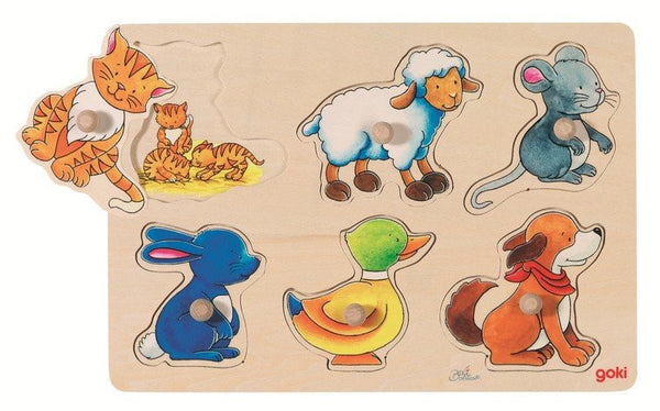 Goki Knoppuzzel Moeder en kind