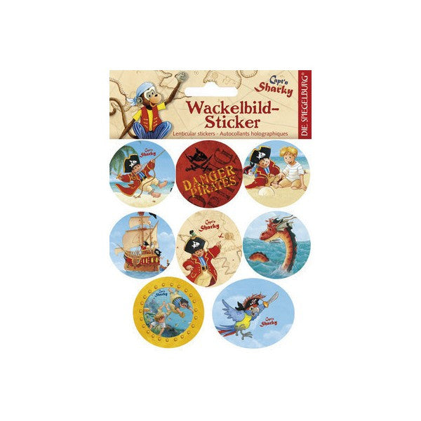 Kapiten Sharky Zelfklevende wiebelplaatjes