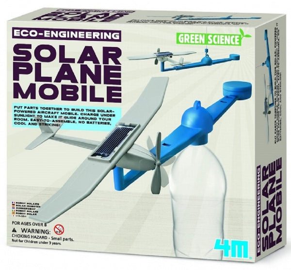 4M Kidzlabs Green Science - Solar Plane Mobile