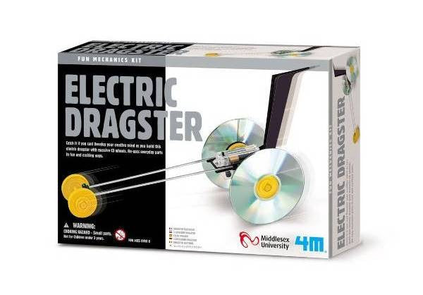 4M Fun Mechanic Maak je eigen elektrische dragracer