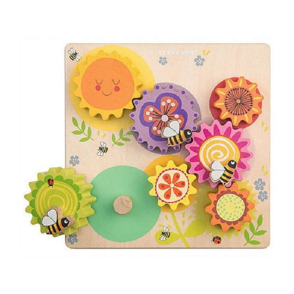 Petilou Gears & Cogs "Busy Bee Learning"