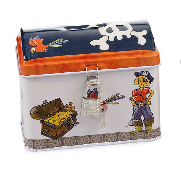 Egmont Toys Spaarpot metaal Piraat 2