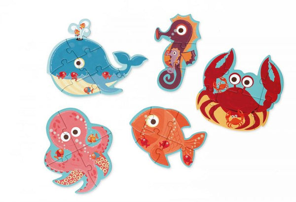 Scratch Puzzel BEGINNERSPUZZELS- OCEAAN