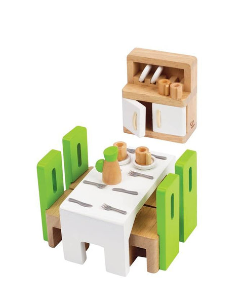 Hape Poppenhuis Eetkamer