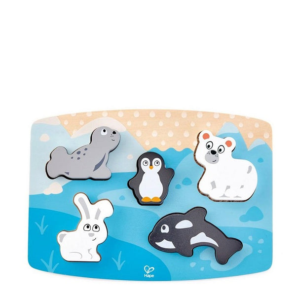 Hape Polar Animal Tactile Puzzle