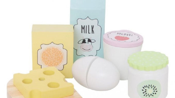 Houten speelset ontbijt