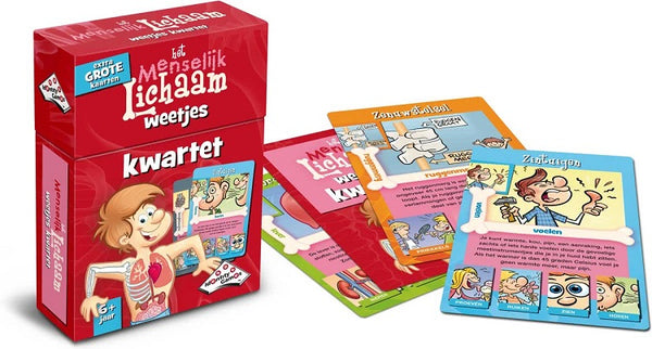 Het Menselijk Lichaam weetjes kwartet